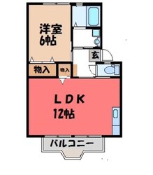 東武宇都宮駅 徒歩6分 1階の物件間取画像